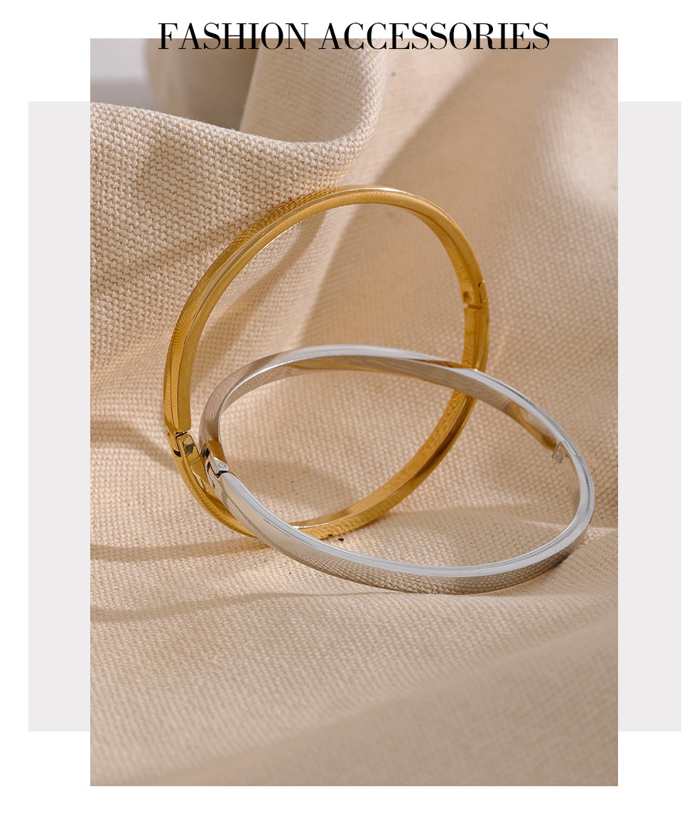 Width Clasp Cuff Bangle
