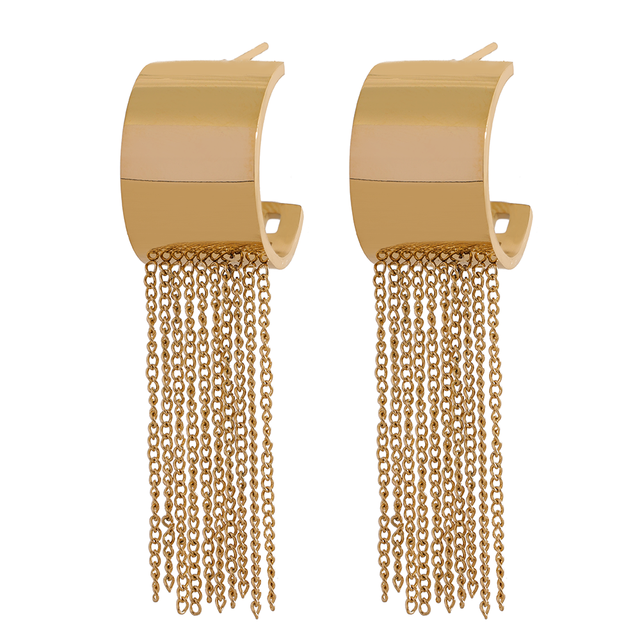 Long Tassel Dangle Earrings