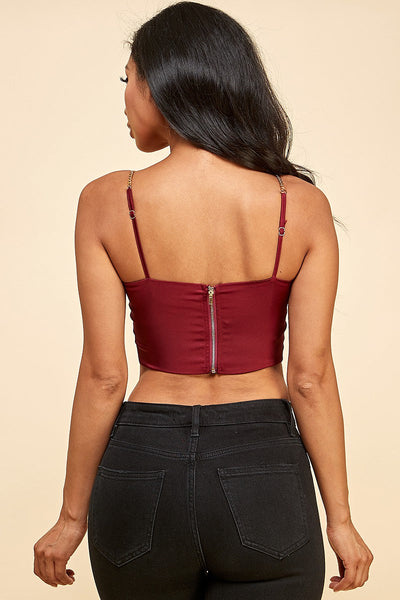 Transylvania Chain Strap Top