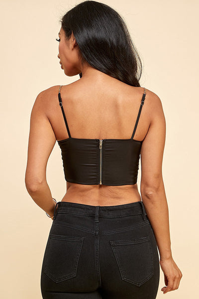 Transylvania Chain Strap Top