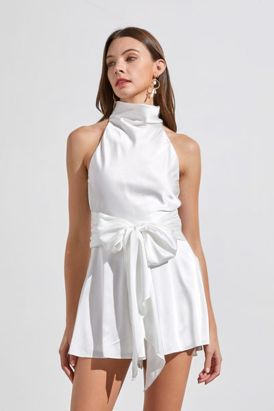 Gale Waist Tie Romper