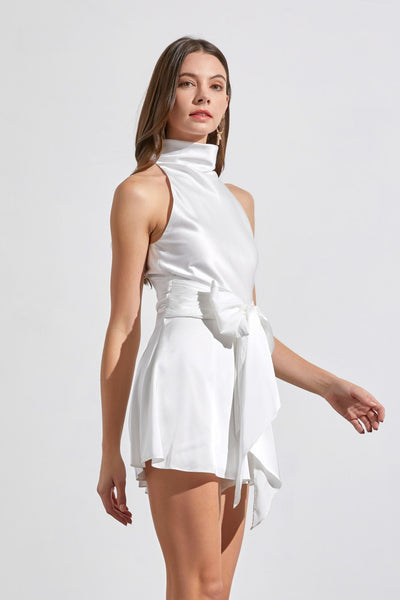 Gale Waist Tie Romper