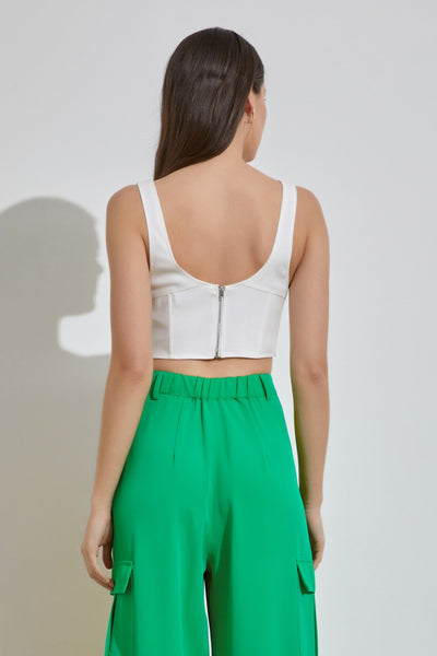 Maribor V-neck Crop Top