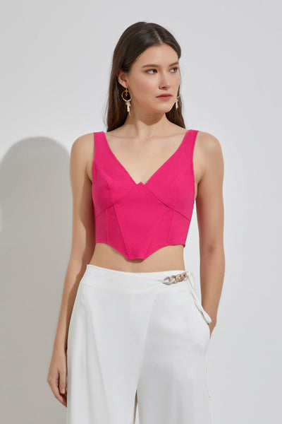 Maribor V-neck Crop Top