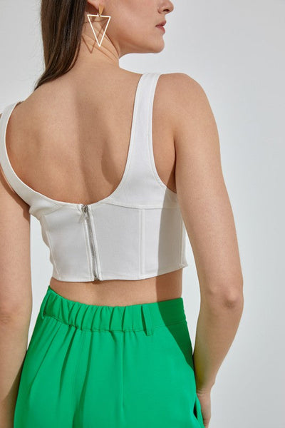 Maribor V-neck Crop Top