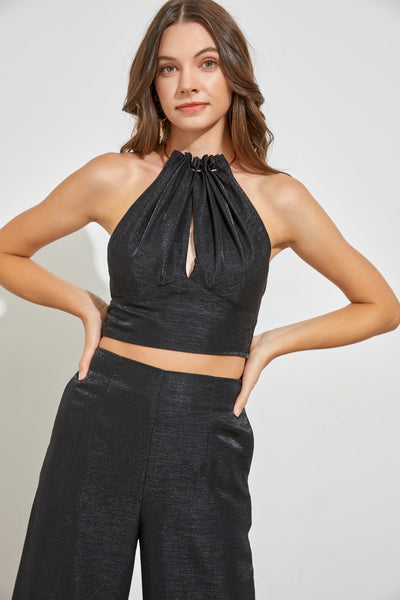 Rome Halter Crop Top