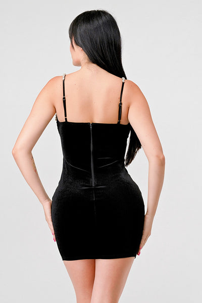 Saint-Germain Velvet Dress