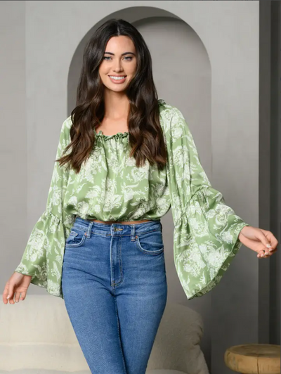 The Triana Bell Sleeve Top