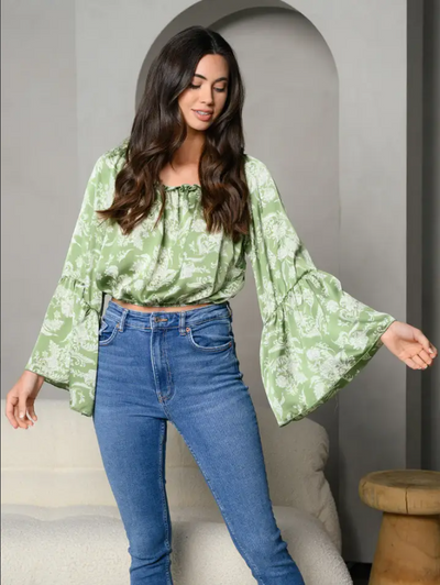 The Triana Bell Sleeve Top