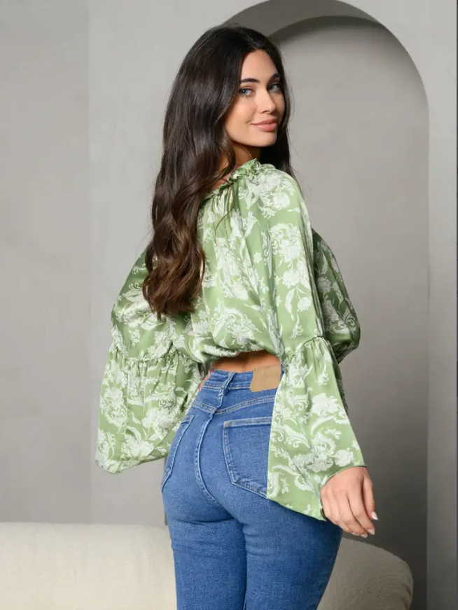 The Triana Bell Sleeve Top