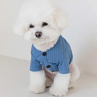 Floral Embroidery Pet Cardigan