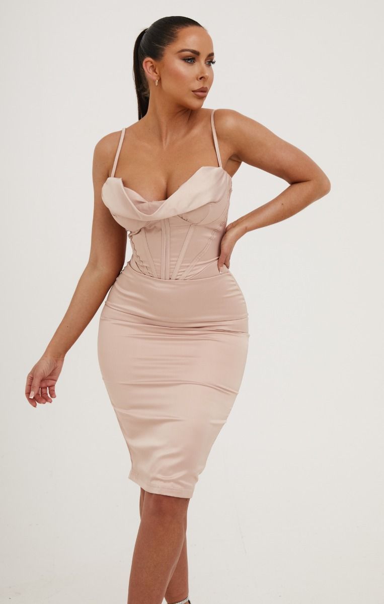 Montpellier Silk Corset Dress