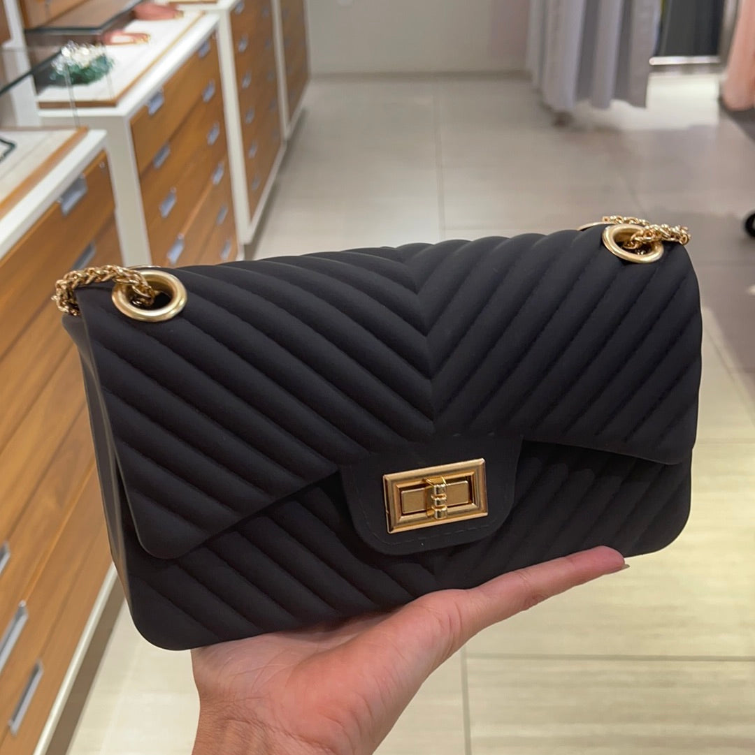 Medium chevron handbag