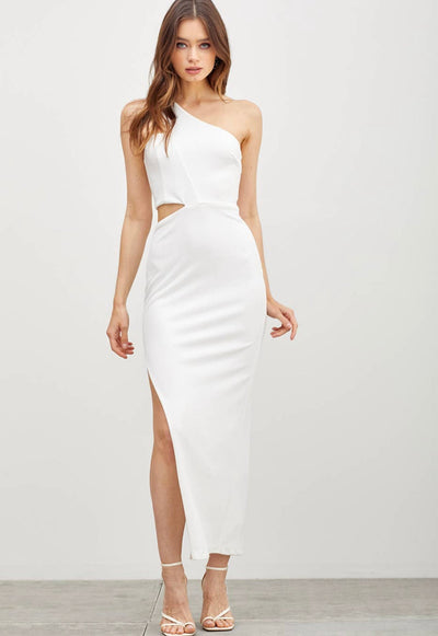 The heights white dress