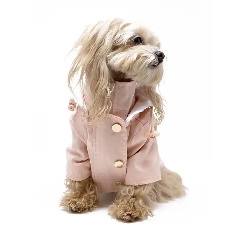Dog Raincoat - Blush