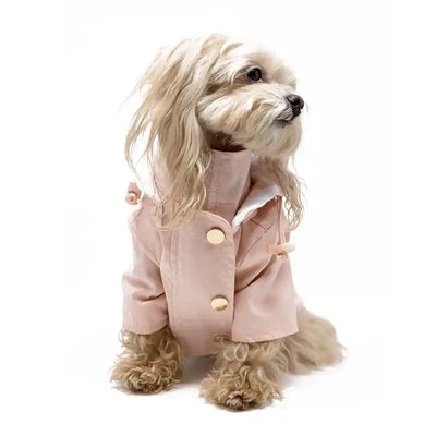 Dog Raincoat - Blush