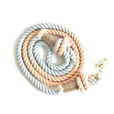 Sunset Ombre Dog Rope Leash