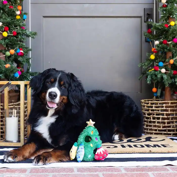 Christmas Tree Burrow Dog Toy
