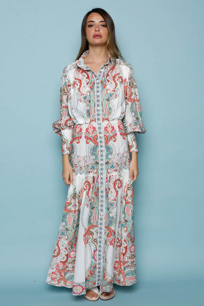 Istanbul Paisley Printed Dress